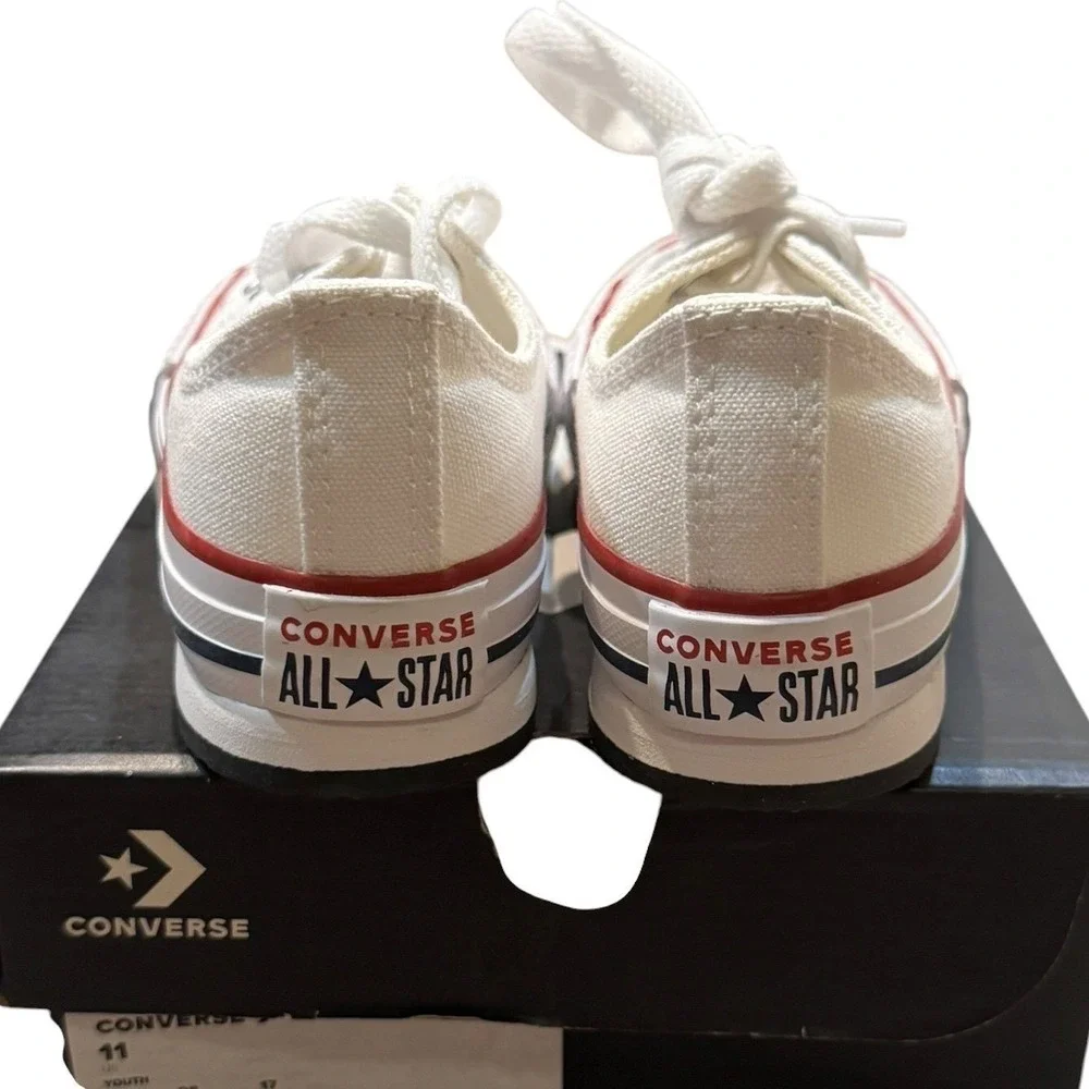 Converse Chuck Taylor All Star Eva Lift White Platform Sneakers Kids Youth 11